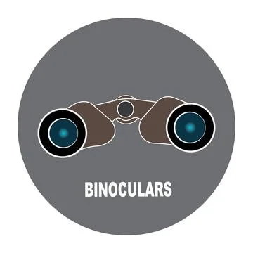 Binoculars icon Stock Illustration