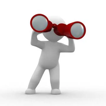 Binoculars Stock Illustration