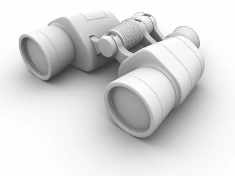 Binoculars. Illustrazione stock