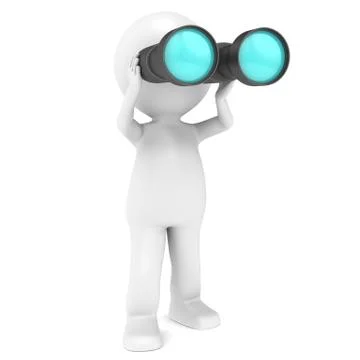 Binoculars. Stock Illustration