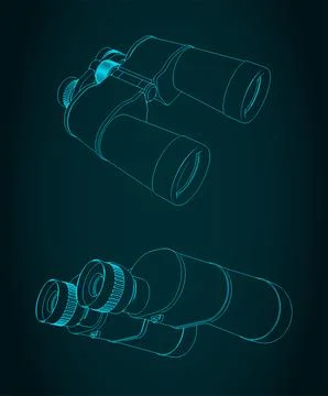 Binoculars illustration Stock-Illustration