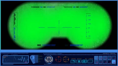 Binoculars - Interface - Blue 01 Video stock 56689783