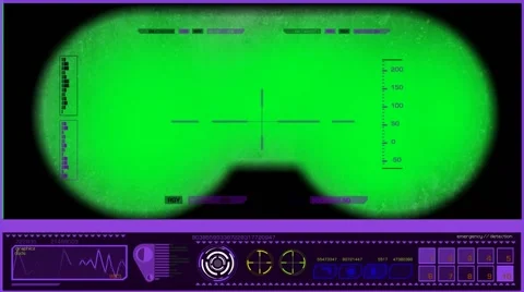 Binoculars - Interface - Purple 01 Video stock 56689815