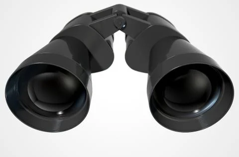 Binoculars Isolated Stock Illustration