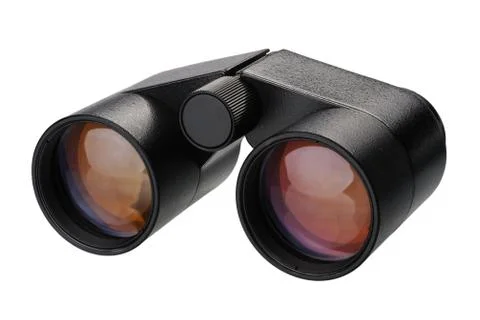 Binoculars, isolated Stock Photos