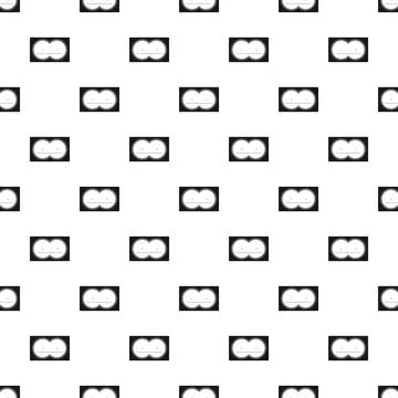 Binoculars optical viewfinder pattern for observation Stock Illustration