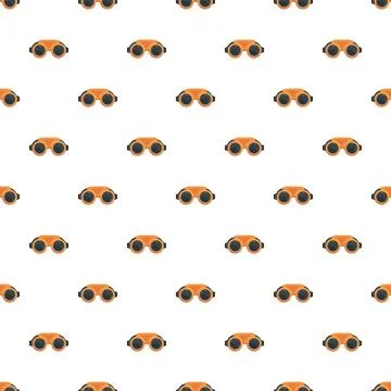Binoculars pattern covering a white background イラスト素材
