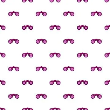 Binoculars pattern illustrating discovery and adventure concept Illustrazione stock