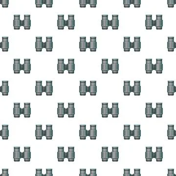 Binoculars pattern illustrating exploration, discovery, and vision Stock Illustration