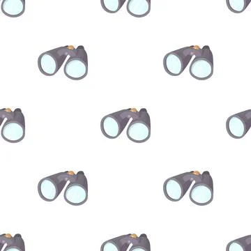 Binoculars pattern seamless vector Illustrazione stock