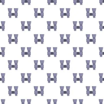 Binoculars tool pattern for exploration and observation Ilustração Stock