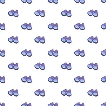 Binoculars tool repeating seamless pattern background Stock Illustration