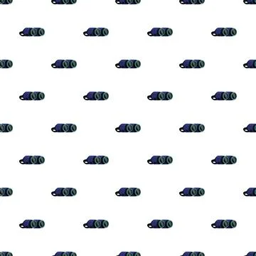 Binoculars tool seamless pattern for exploration and discovery Stock Illustration