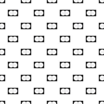 Binoculars view pattern for observation and surveillance concept Stock Illustration