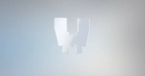 Binoculars White 3d Icon Stock Footage 68084412