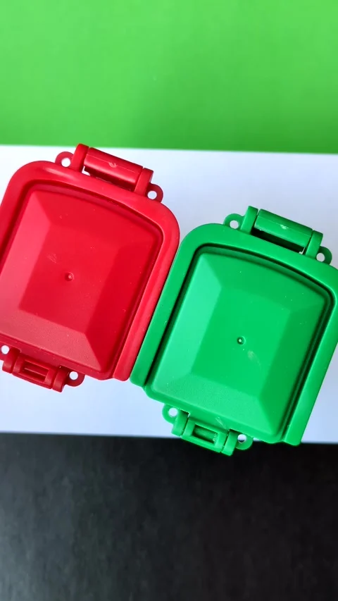 Bins for garbage, a conceptual background for selective and recycling waste disp Stock Footage 333314042