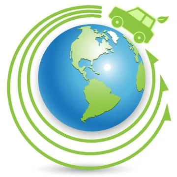 Bio car Stock Illustration