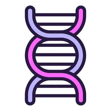 Bio dna icon outline vector. Genetic lab Stock Illustration