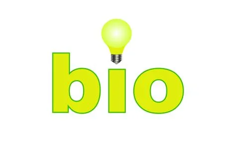 Bio eco friendly logo Stock Illustration