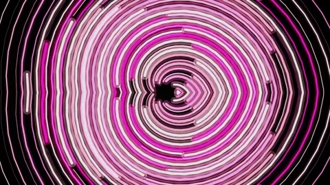 Bio Energy Dynamic Fluid Waves Pulse Stock Footage 341461383