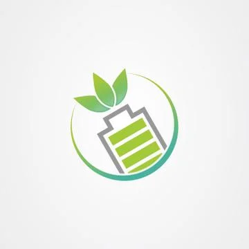 Bio energy icon logo vector Stock Illustration