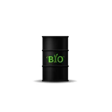 Bio fuel barrel Stock Illustration