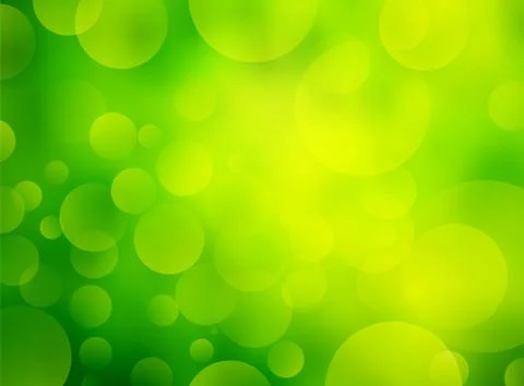 Bio green background with bokeh Stock Illustration