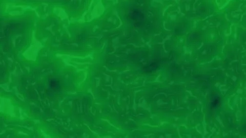Bio Green Fluid Caustic Motion Graphic Clean Glowing Matrix Waves Stock Footage 340127668