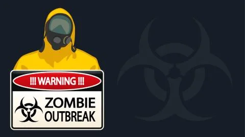 Bio hazard man 06 Stock Illustration