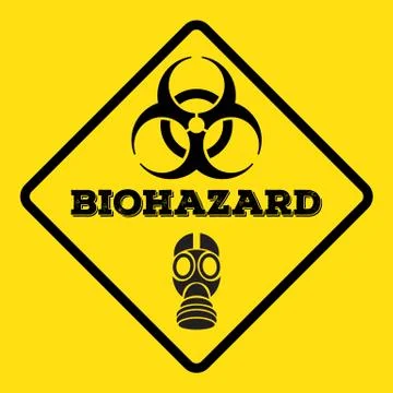 Bio-hazard, sign. Stock Illustration