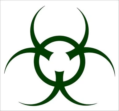 Bio Hazard Symbol Stock Illustration