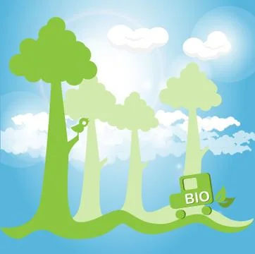 Bio Stock Illustration