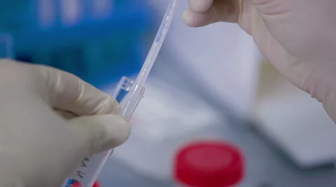 Bio lab and experiment Vídeo Stock 63571002