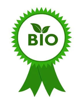 Bio label vector stock image 01 Illustrazione stock