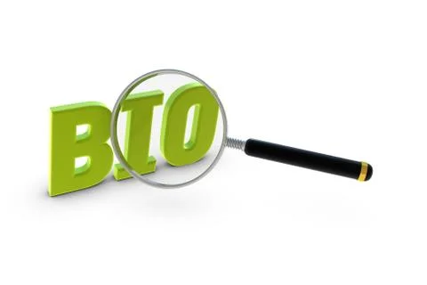 Bio letter Stock-Illustration