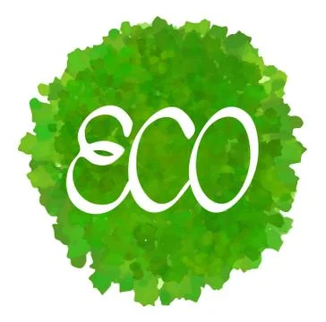 Bio lettering Stock Illustration