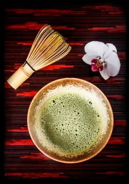 Bio matcha tea Stock Photos