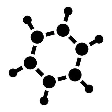 Bio molecules Vector Icon Design Illustration Stock Illustration