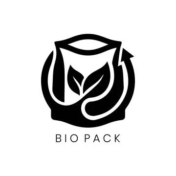 Bio Pack Logo for Green Parcel Logistics    イラスト素材
