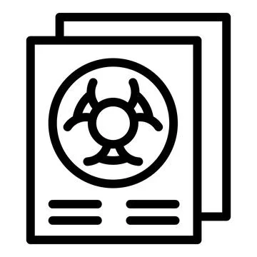 Bio paper icon outline vector. Eco energy Ilustración de archivo