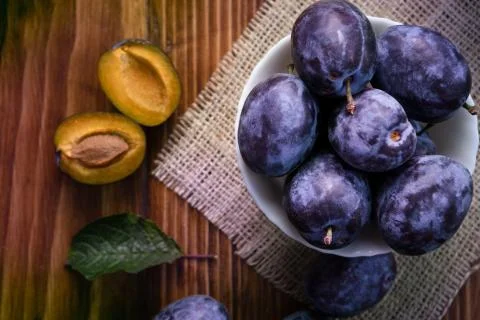 Bio plumbs Stock Photos