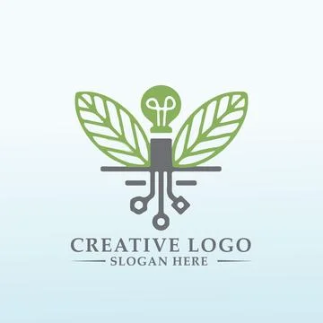 Bio tech Start up Logo design Competition Stock Illustration