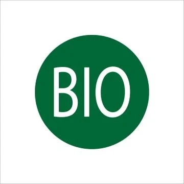 Bio thin line vector icon on a white background. Vector illustration Stock Illustration