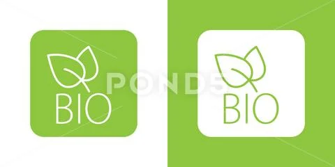 Bio vector icon 스톡 일러스트