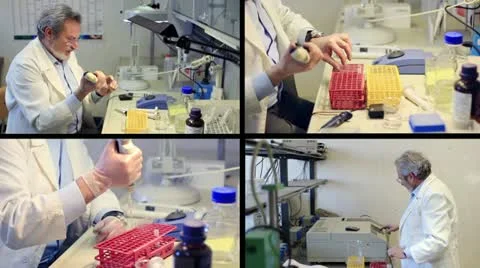 Biochemist composition Stock Footage 21845868