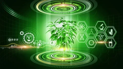 Biochemistry Concept  Virtual Reality Stock Footage 162436729
