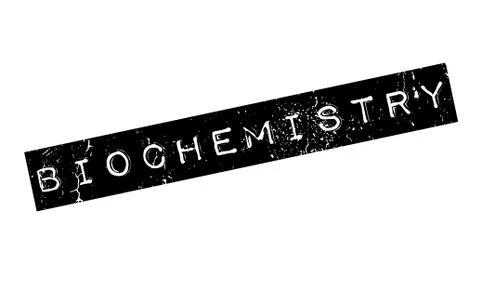 Biochemistry rubber stamp Stock Illustration