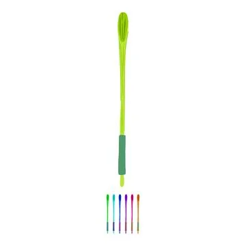 Biodegradable bamboo utensils vector cartoon graphic Stock Illustration