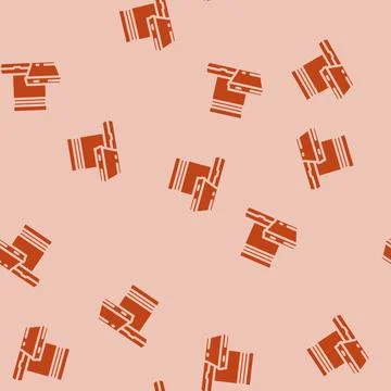 Biodegradable packaging sustainability glyph vector seamless pattern 스톡 일러스트
