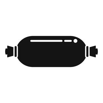 Biodegradable plastic package icon simple vector. Eco recycle 스톡 일러스트